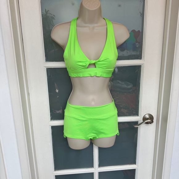 PINK Victoria's Secret Other - PINK Victoria's Secret Neon Green Swim Set